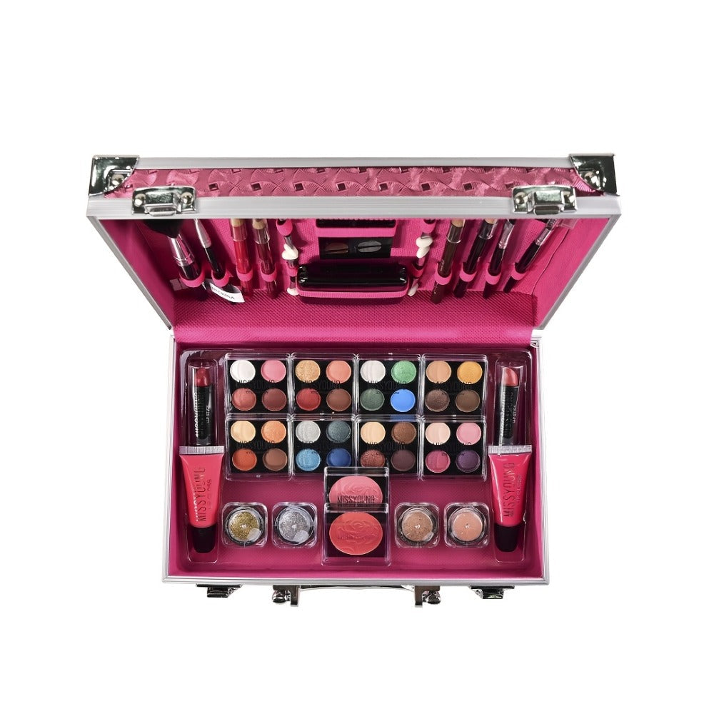 56 Piece Makeup Kit Full Face Set Eyeshadow Lipstick Blush Lip Gloss Eyebrow Pencil Glitter Brushes for Women Beginner Wedding Stage Holiday Gift - product image 11
