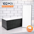 Peel and Stick Subway Tiles 102 Pieces 3x6 Inch Glossy White PVC Self Adhesive Kitchen Backsplash Bathroom Fireplace Wall Panels Waterproof Heatproof Scratch Resistant DIY Remodeli - product image 12