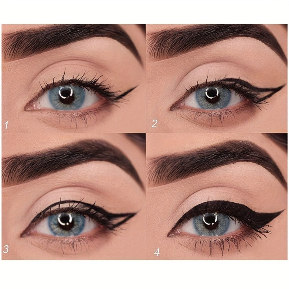 Waterproof Eyeliner Pencil Set 3 Pack Matte Black Smudge Proof Long Lasting Creamy Smooth Eye Liner Kit for Women Beginners All Day Wear Daily Party Gift - product image 7
