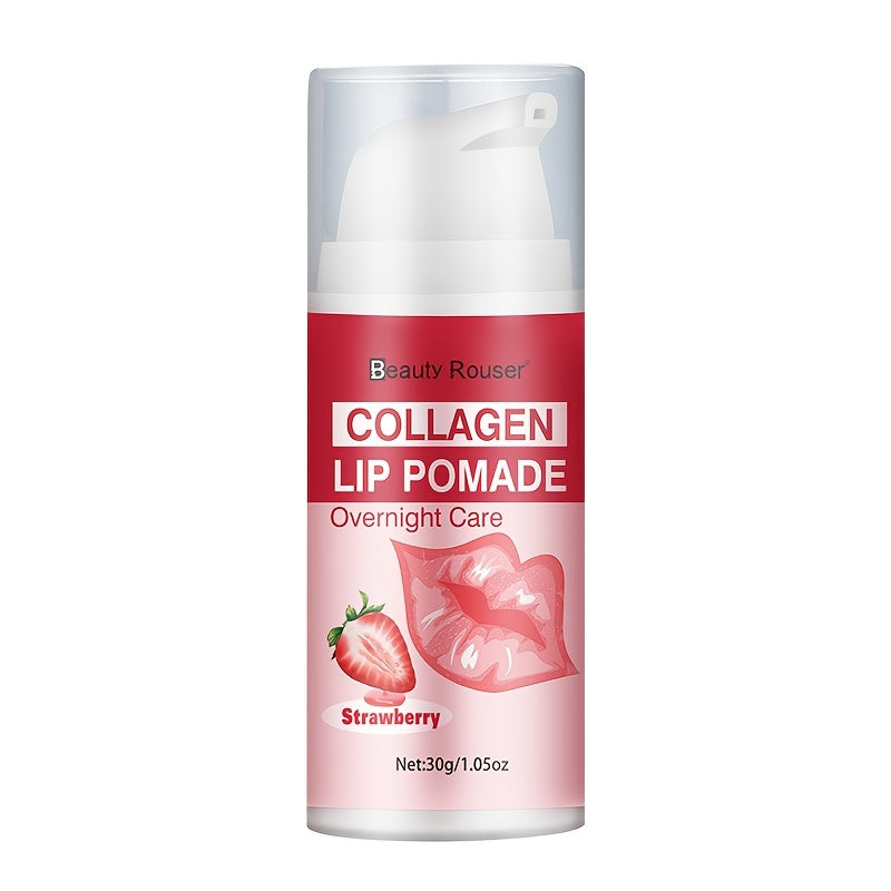 Lip Pomade Collagen 30g Moisturizing Plumping Lip Essence — Deep Hydration Day & Night Lip Care Nourishes Repairs Dry Chapped Lips Long-Lasting Clear Glossy Finish All Skin Types - product image 16
