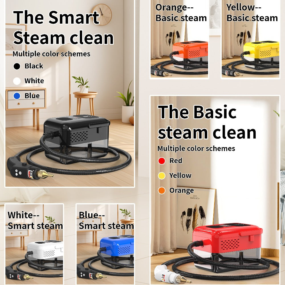 Portable Steam Cleaner High-Temperature High-Pressure Handheld Steamer for Home, Carpet, Tile & Grout Cleaning – 9-Speed Adjustable, 3 Models: Basic, Upgraded & Smart - product image 15