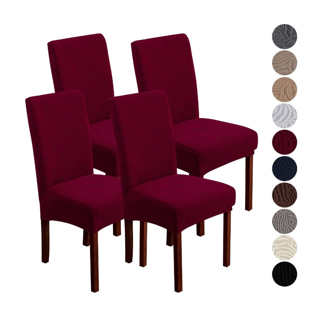 Dining Chair Covers Stretch Jacquard Slipcovers Removable Washable Chair Protector for Kitchen Hotel Restaurant Set of 4 or 6 - product image 18