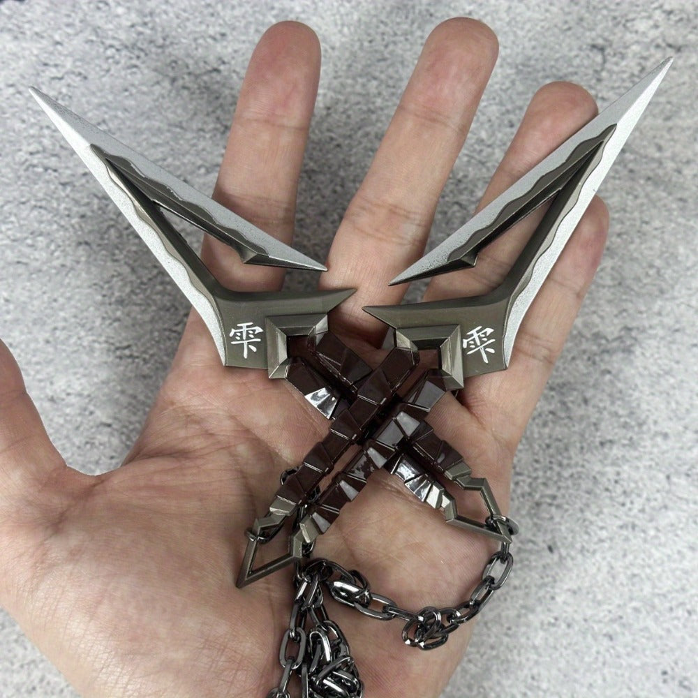 Ninja Kunai Cosplay Prop Safe No-Sharp Edges 25in | Anime Shuriken Katana Samurai Sword Toy, Japanese Ninja Star Knife for Kids & Adults Halloween Cosplay - product image 2