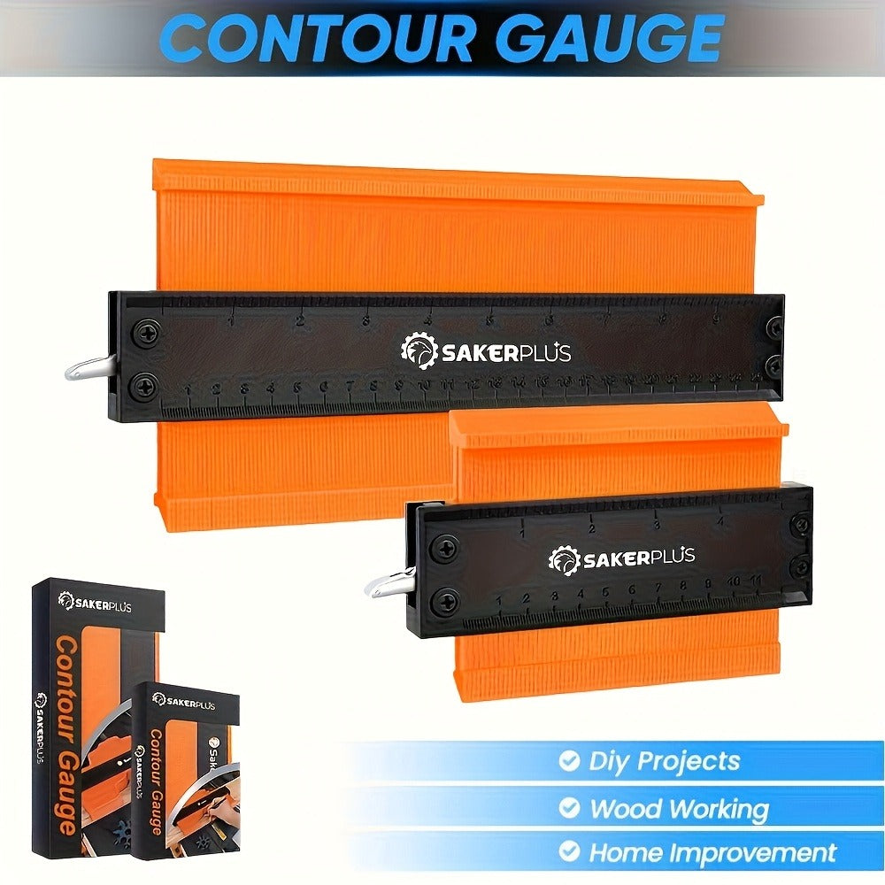 Contour Gauge Profile Tool with Lock – 6 Inch & 11 Inch Shape Duplicator for Flooring, Tile, Woodworking, Carpet Cutting & Irregular Shape Tracing - product image 6