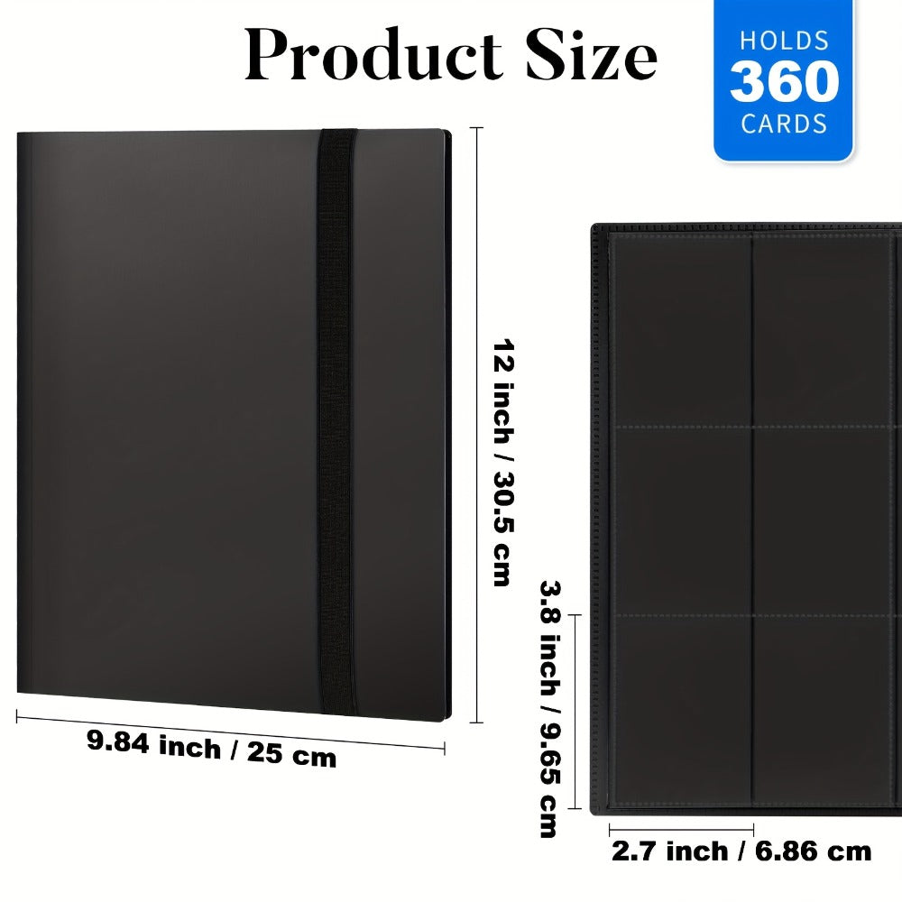 Holds 360 Cards Each, Fits PTCG Baseball Football Basketball K-Pop Photocards, Card Collector Album Bundle – Trading Card Binder 9-Pocket 7 or 10 Pack - product image 2