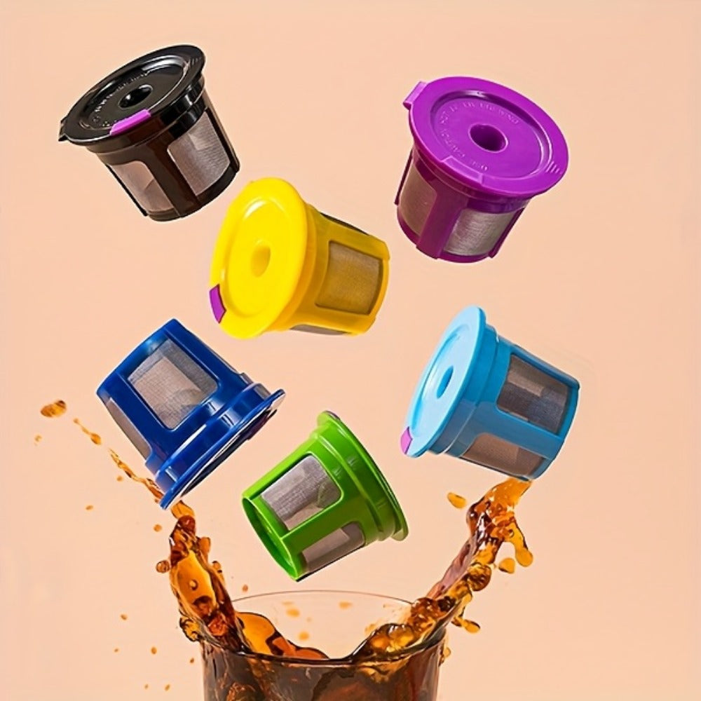 Reusable K-Cup Coffee Pods for Keurig 1.0 & 2.0, Refillable K-Cup Filters Universal Fit, Eco-Friendly Reusable Coffee Pod Filters, 6 Colors, Use Any Ground Coffee - product image 12