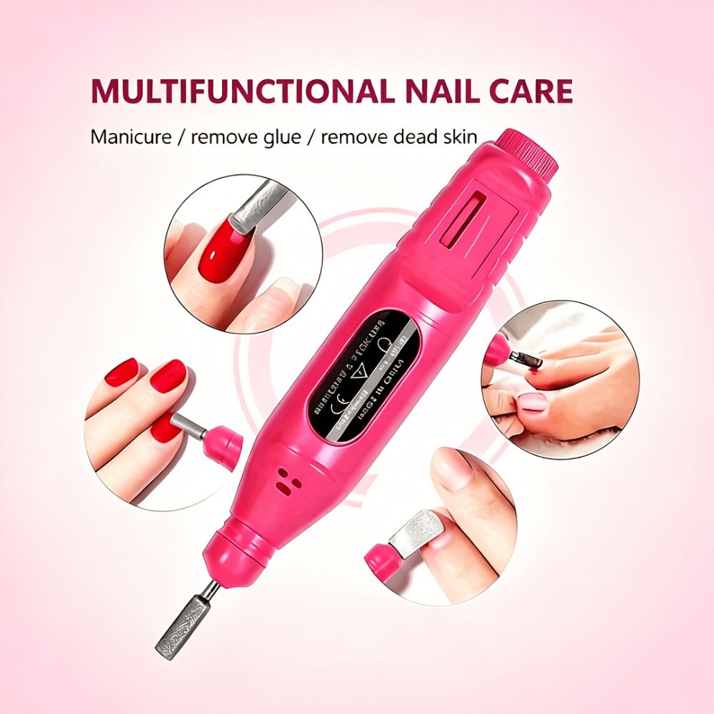 72-Piece Complete Nail Art Set with LED UV Lamp, Electric Nail Drill Pen, Gel Polish, Glue Drying Machine, Nail Polisher, Polish Brush Set, Finger Divider & Stainless Steel Manicur - product image 10
