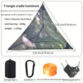 Outdoor Triangle Hammock Multi-Person – Sturdy Hanging Hammock for Adults & Kids – Large Aerial Tree Tent, Mesh Swing Camping Hammock for Backyard, Camping - product image 2