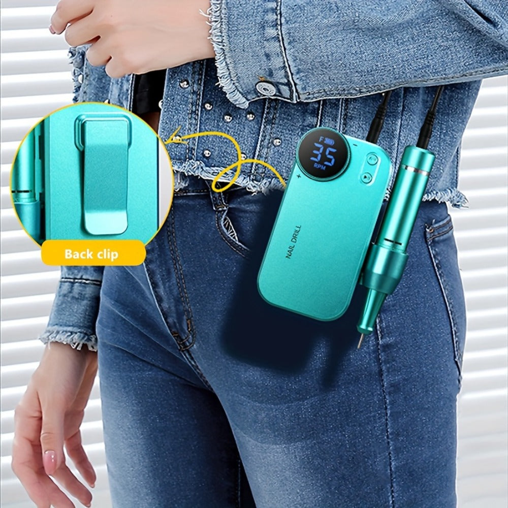 Electric Nail Polisher & Buffer Rechargeable High Power — Professional Manicure Pedicure Machine for Nail Buffing Polishing Dead Skin Callus Removal, Cordless Nail Shine Tool for H - product image 19
