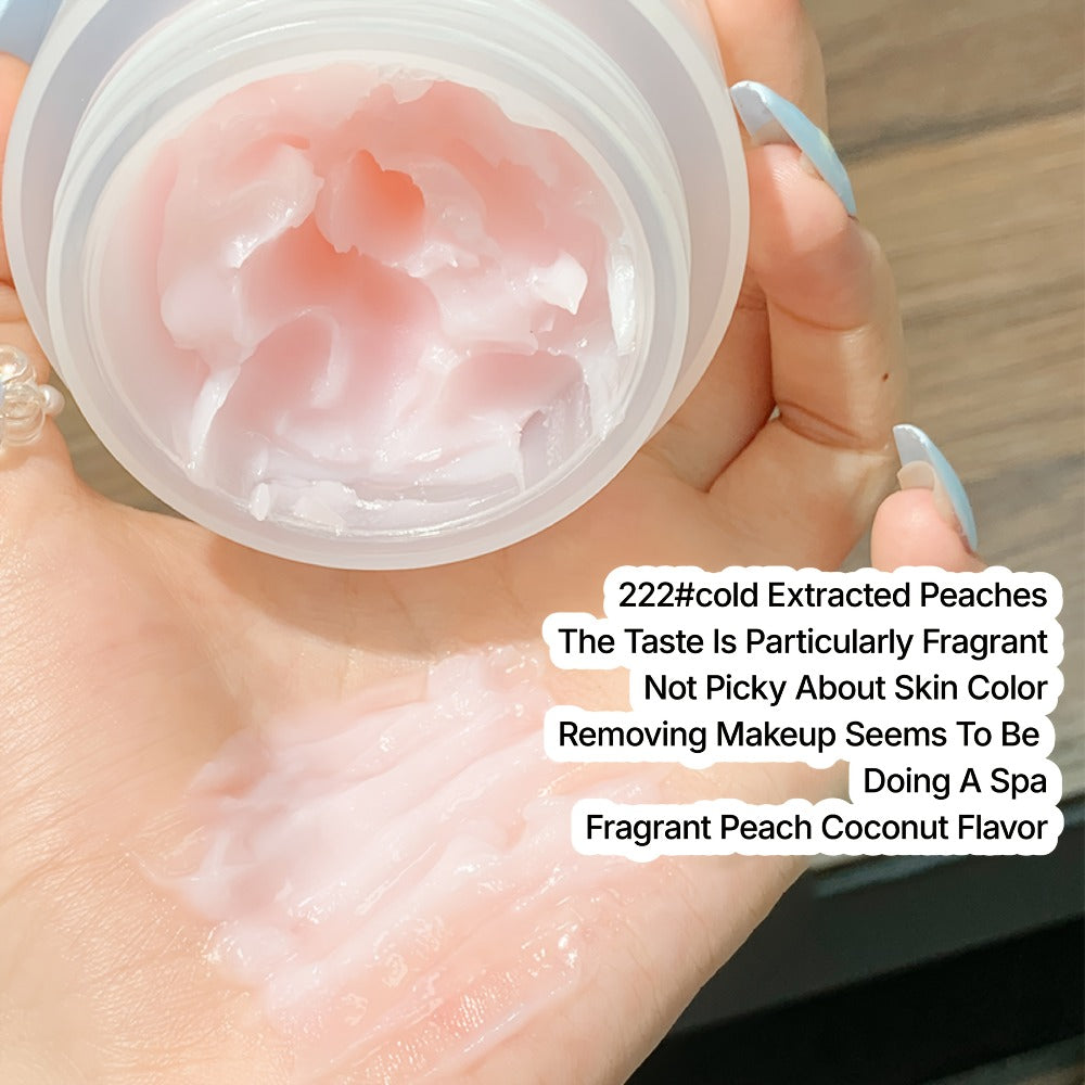 Makeup Remover Cleansing Balm Gentle Hydrating Fast-Melt Formula — Deep Cleanse Sensitive Skin, No Residue, Cold-Brewed Peach & Coconut Variants, Spa-Inspired Skincare 50g - product image 4