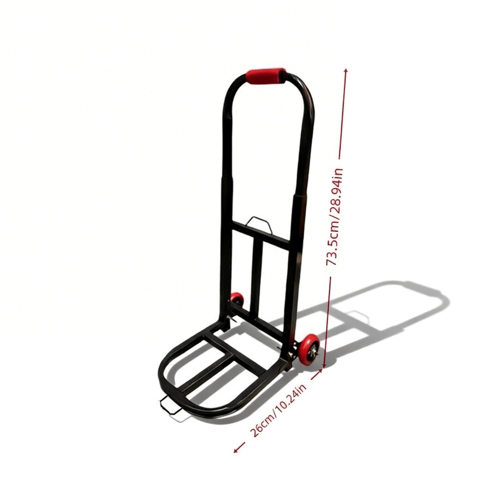 Folding Hand Truck Stair Climbing Wheels Heavy Duty 220 450 680 LBS Capacity Compact Collapsible Handcart Dolly for Home Warehouse Grocery Moving Office Material Handling - product image 6