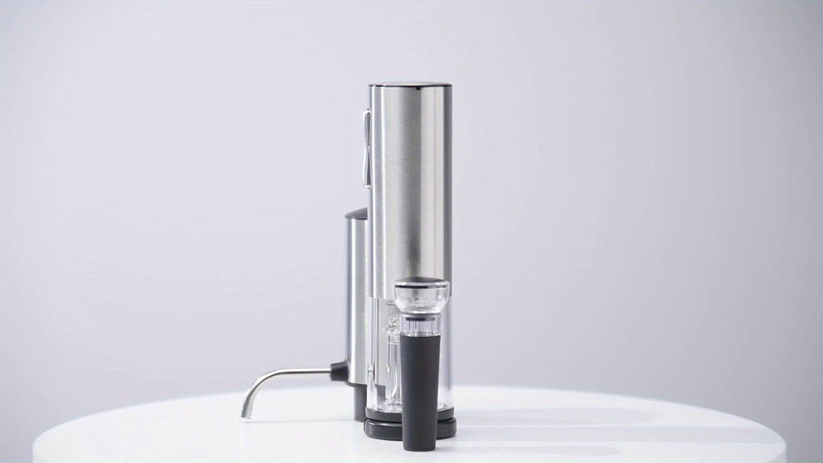 Electric Wine Opener Set – Rechargeable Automatic Corkscrew with Wine Aerator Dispenser, Vacuum Stopper & Foil Cutter for Any Occasion Gift - product image 7