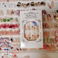 Press On Nails 96 Pieces - Long Fake Nails Random Assorted Designs | Full Cover False Nails for Daily Wear & Holiday, Mix Style Glossy Nail Set for Women Girls, Available in 1 Pack - product image 9