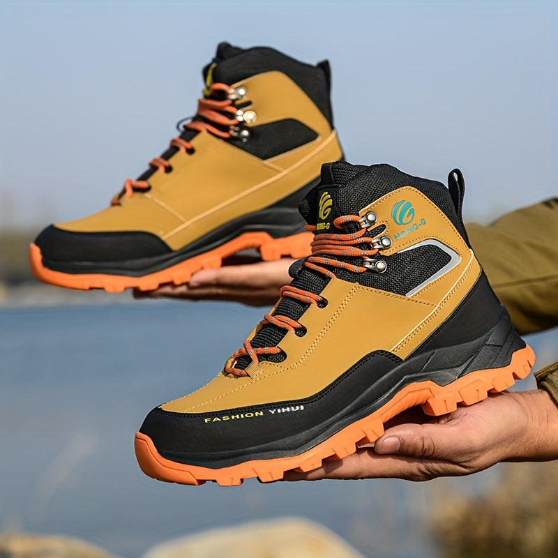 Men's Work Safety Boots - High Top Design, Steel Toe Protection - Anti Smash, Anti Puncture, Anti Slip and Wear-resistant Rubber Sole - Suitable for - product image 8