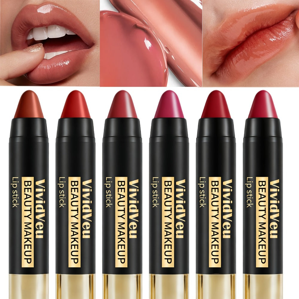 Retractable Matte Lipstick Pen Set 6Pcs Waterproof Non-Transfer Cup-Proof Long-Lasting Creamy Lip Color for Women All Skin Tones Daily Wear Date Night Special Occasions Makeup Gift - product image 12
