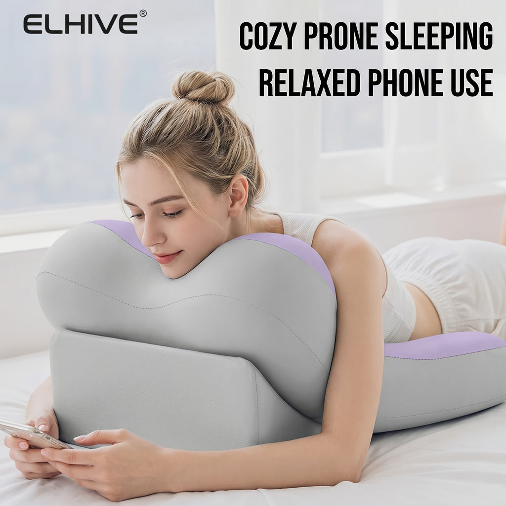 Adjustable Bed Wedge Reading Pillow - Large Memory Foam Backrest for Sitting Up in Bed - Soft C-Shaped Lounging Cushion for Headboard - Multi-Use for Phone - product image 10