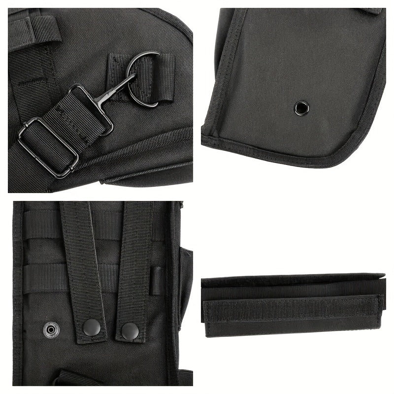 Tactical Shotgun Holster with MOLLE System | 19" 600D Oxford Cloth, Adjustable Strap & Shell Loops, Lightweight Hunting & Shooting Scabbard for Tactical Vests - product image 9