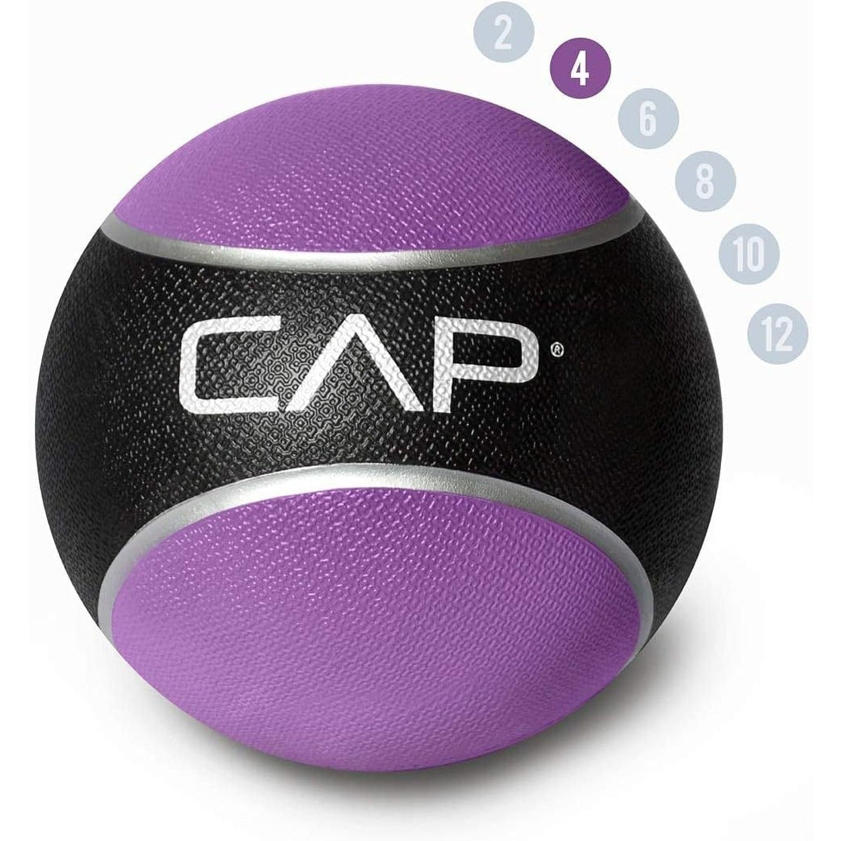 Medicine Ball Rubber Textured Grip for Strength, Balance & Core Training | 2LB to 4LB for Home Gym, Yoga & Full Body Workouts - product image 6