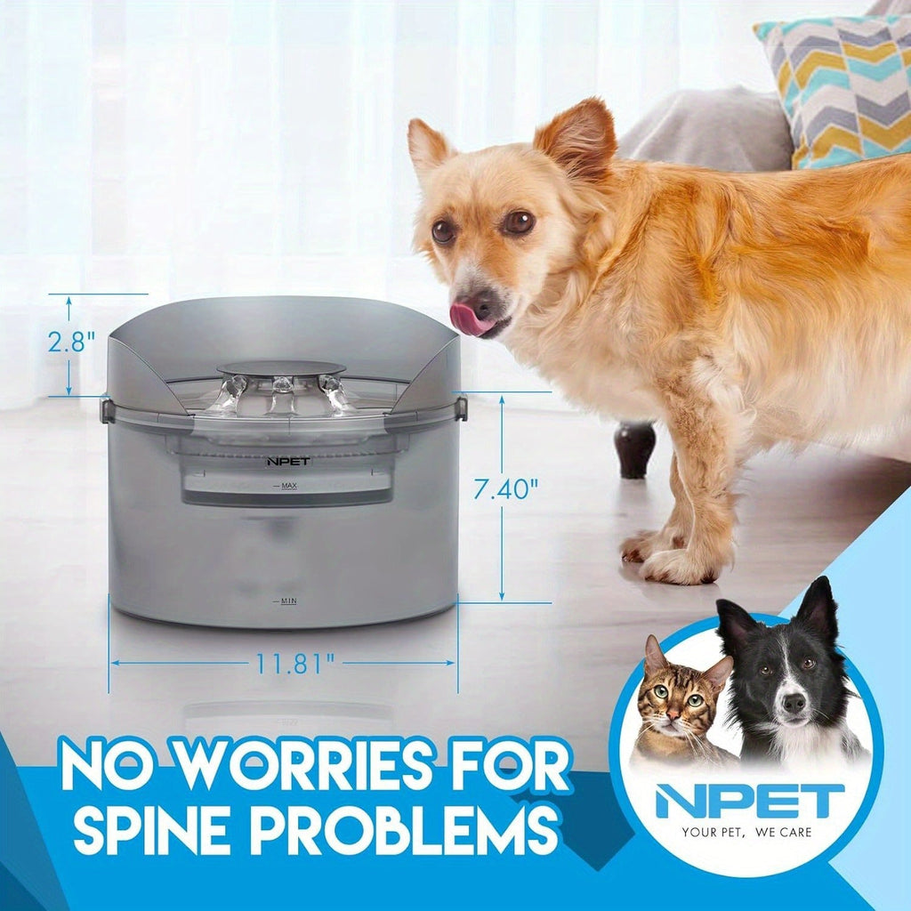 Automatic Pet Water Dispenser Triple Filtration with Splatter Guard & Cleaning Kit for Large Dogs & Multiple Pets 1.3Gal or 2Gal Options – Dog Water Fountain 2 - product image 5