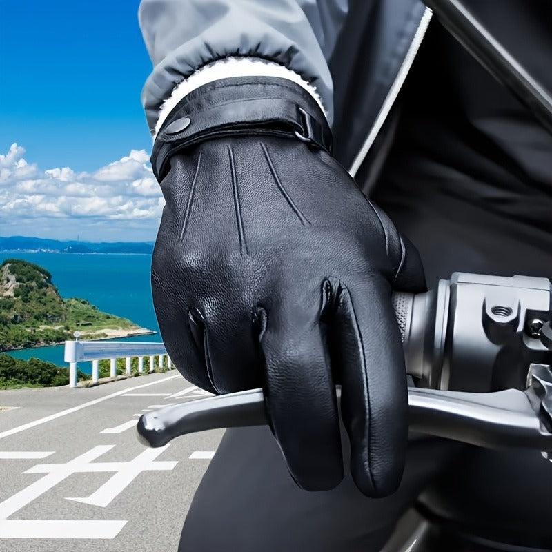 Thermal Ski Riding Cycling Driving Cold-Proof Touchscreen Warm Gloves for Outdoor Sports – Waterproof Winter Gloves for Men - product image 7