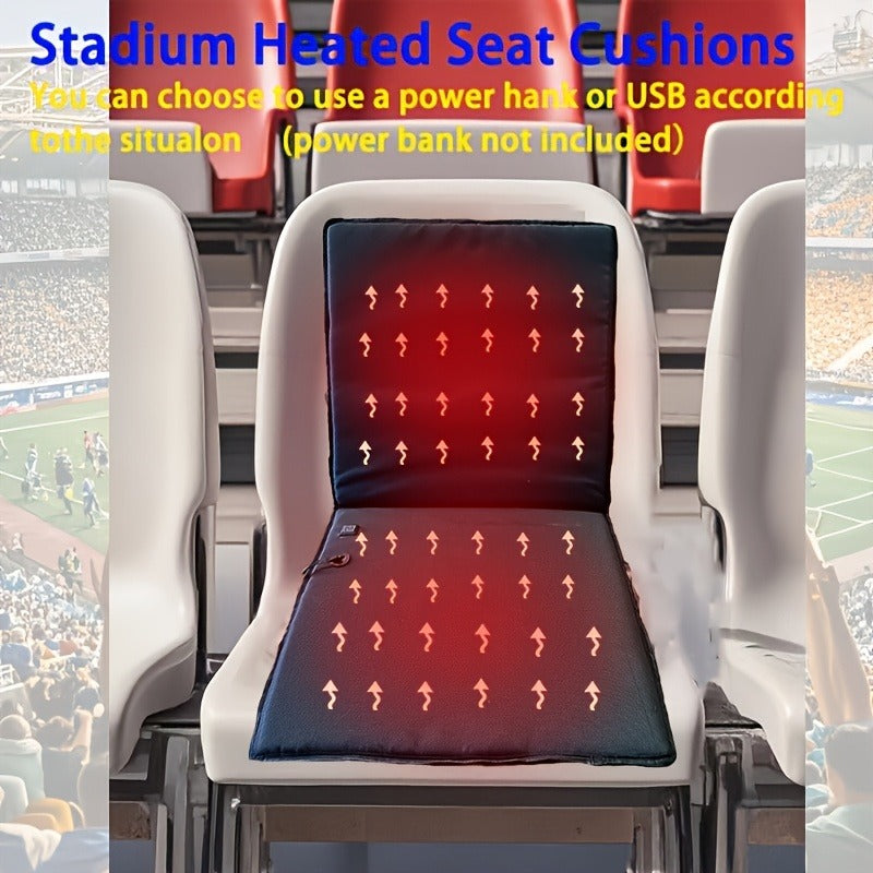 USB Heated Seat Cushion Foldable Heating Pad with 3 Adjustable Heat Modes – Travel-friendly Electric Warming Cushion for Stadium, Camping, Office & Outdoor - product image 8