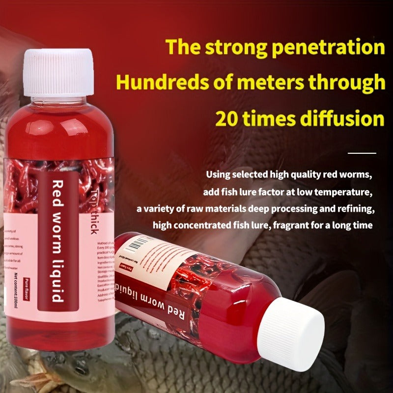 Liquid Fish Bait Red Worm Attractant – 100ml Concentrated Fish Attractant Scent Lure – Powerful Fishing Bait Enhancer for Trout, Carp, Bass, Cod - product image 7