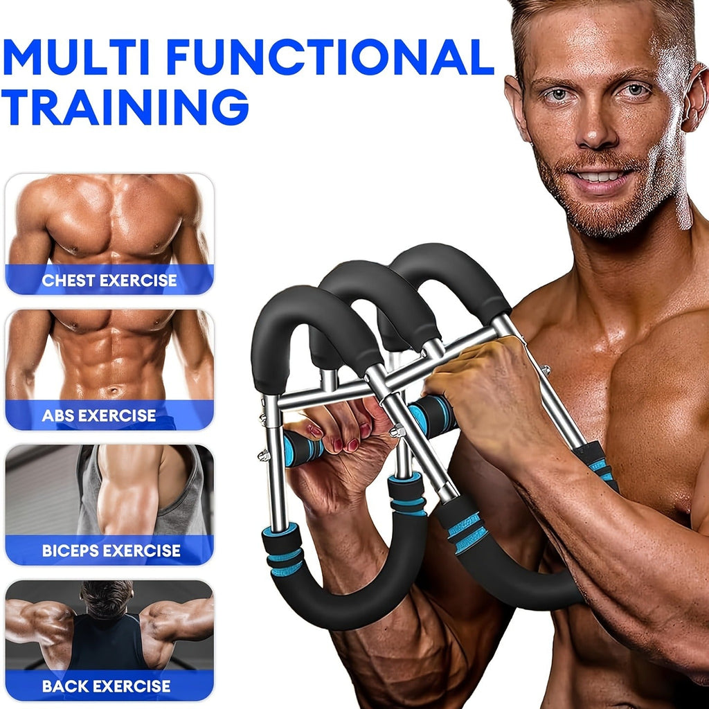 Arm Strength Trainer Three-Bar Chest Expander | Adjustable Multi-Level Resistance | Portable Detachable Forearm & Chest Workout Device for Home Gym | Strength - product image 7