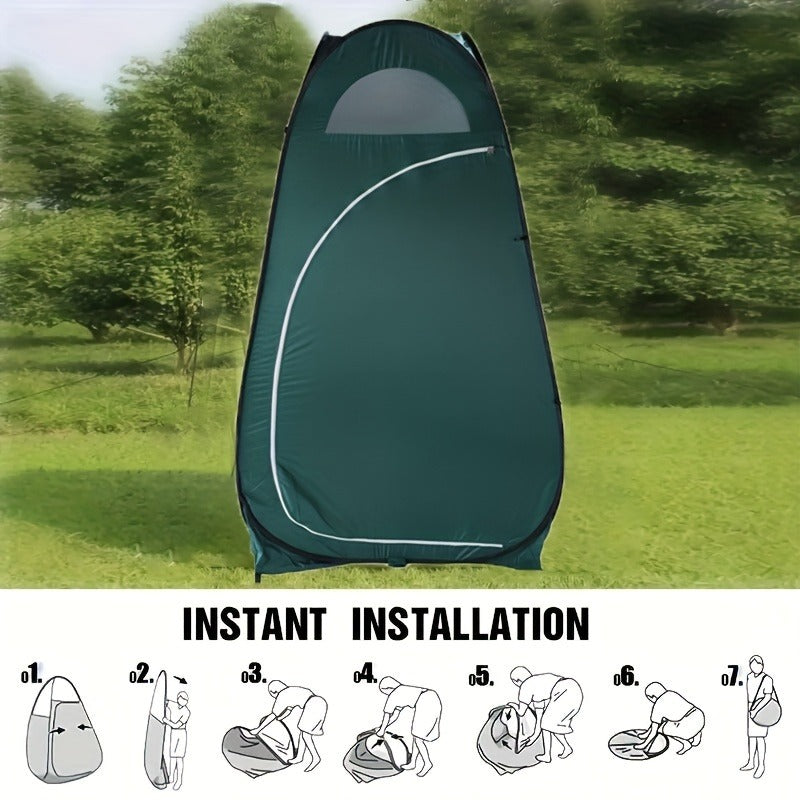 Pop-Up Privacy Shower Tent & Outdoor Changing Room | Waterproof Portable Camping Toilet Tent for Hiking Beach Fishing Backpacking, Instant Setup Dressing Room - product image 8