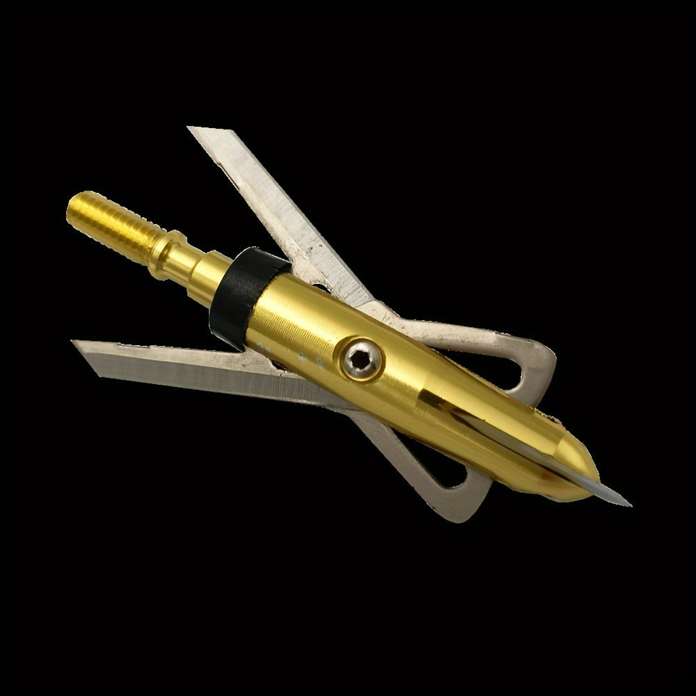 2-Blade Stainless Steel Archery Arrow Tips with Ferrule Alignment Technology, 2.34" Cutting Diameter, Compatible with Crossbow & Compound Bow for Deer Hunting - product image 3
