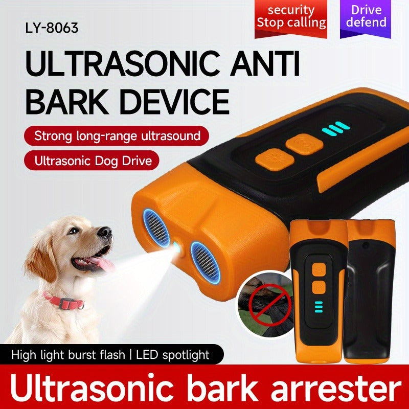 Adjustable Anti-Barking Trainer, Carry-along Indoor Outdoor Dog Behavior Corrector – Ultrasonic Dog Bark Control Device with LED Flashlight - product image 6