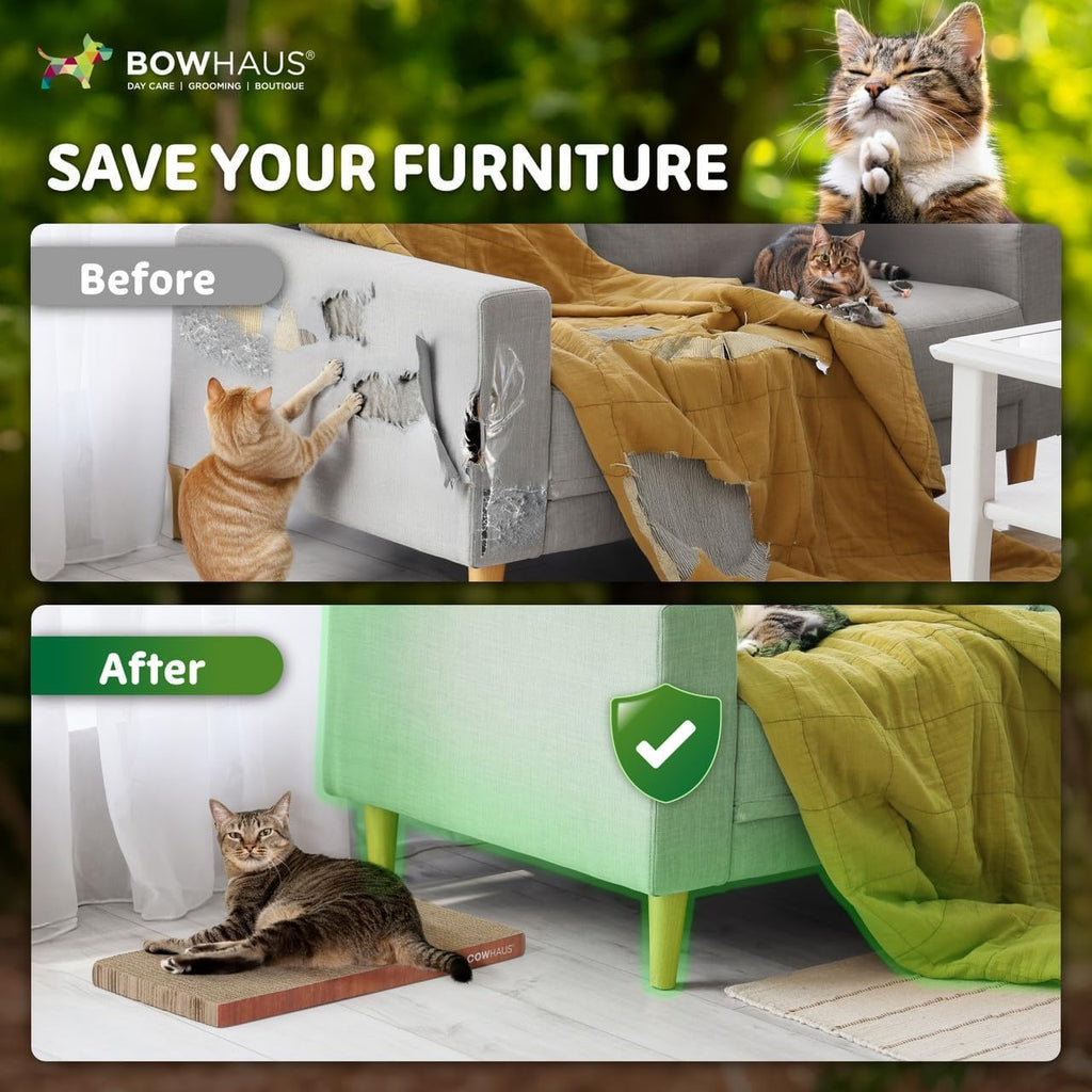 Cat Scratcher Lounger Reversible – Large Cardboard Cat Scratching Pad & Board for Indoor Cats, 5-Layer Durable Construction, Double-Sided Scratch Surface - product image 11