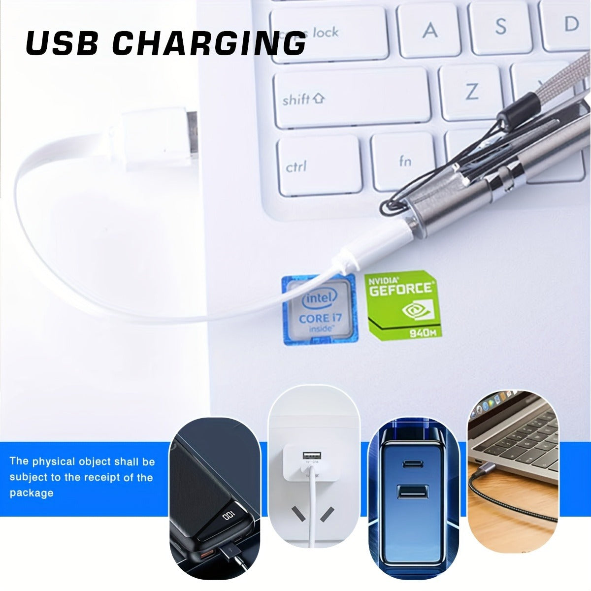 Tactical Pen Light 5 Pack USB Rechargeable 400 Lumen Mini LED Penlight Pocket Flashlight for Nurses Camping Outdoor EDC - product image 7