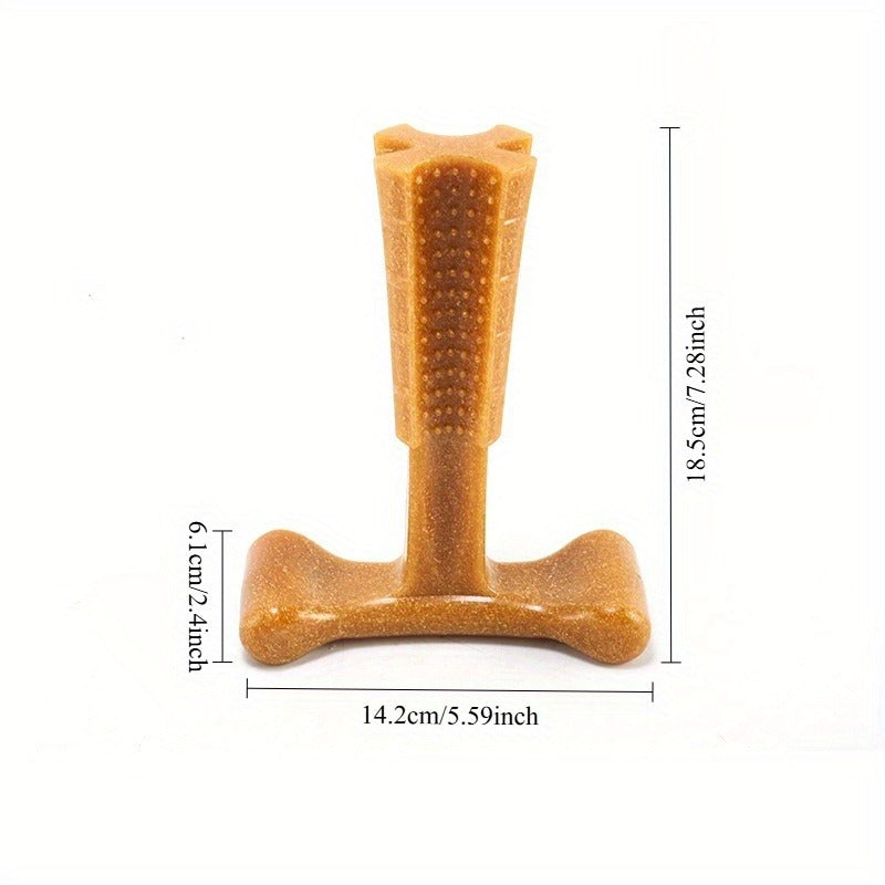 Dog Dental Chew Toy T-Shape with Textured Ridges & Ergonomic Grip | Non-Splintering Durable Chew Toy for Aggressive Chewers, Teething Puppies & Adult Dogs - product image 4