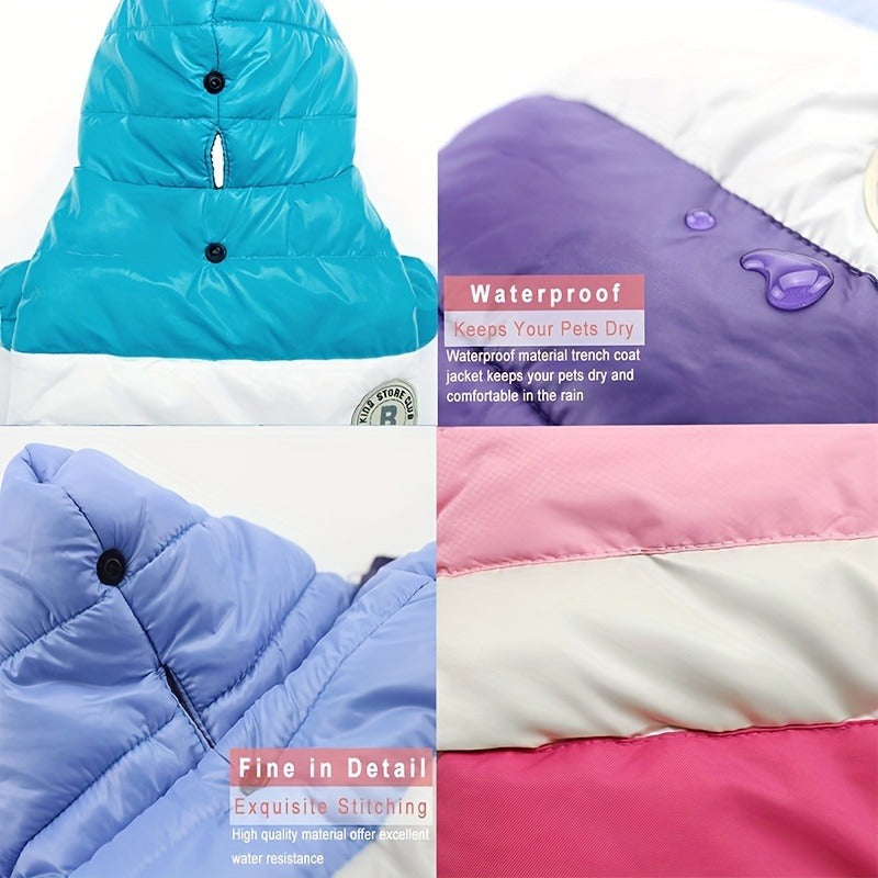 Dog Winter Coat Puffer Jacket Windproof Warm Padded Snow Vest for Small Breeds – Sizes L XL XXL – Featherlight Outdoor Dog Clothes for Chihuahua Poodle - product image 3