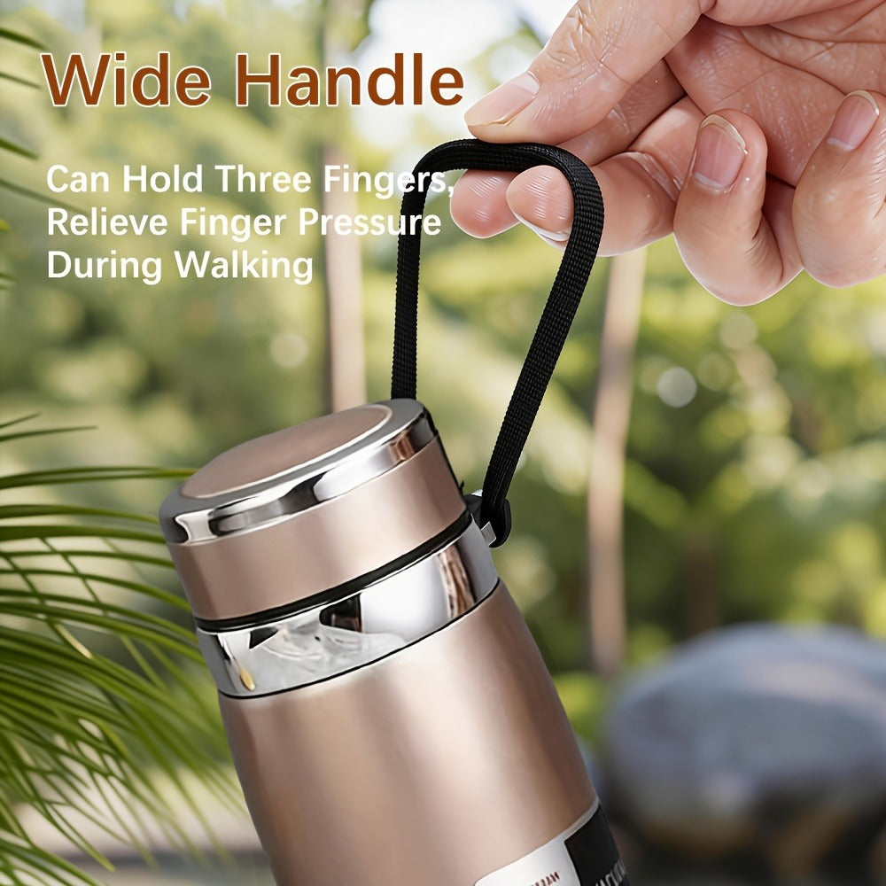 Double Wall Vacuum Flask with Leak-Proof Lid, Wide Mouth, Keeps Drinks Hot & Cold All Day for Camping, Hiking & Travel – Insulated Water Bottle 1000ml 316 - product image 7