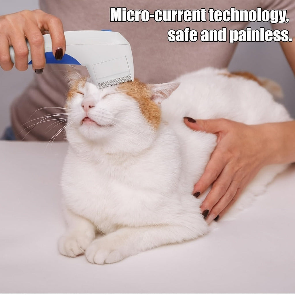 Gentle Hair Removal with Sturdy Stainless Steel Teeth, Comfortable Non-Slip Handle, Reduces Shedding for All Coat Types – Pet Brush 2-in-1 Deshedding - product image 8