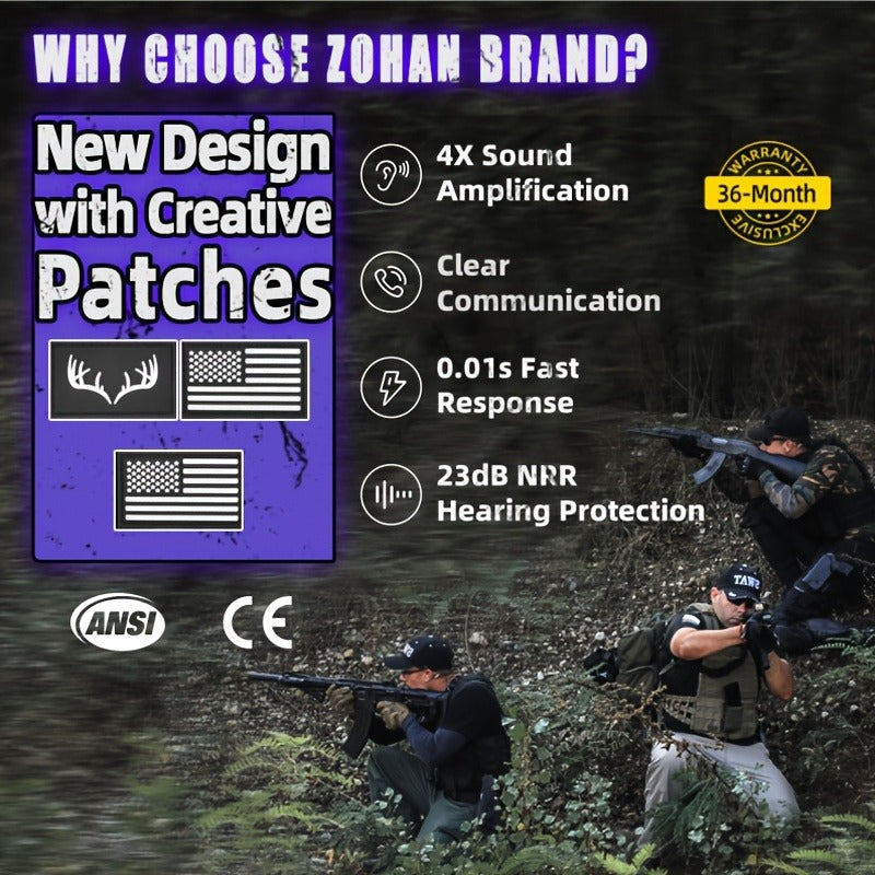 Sound Amplification | Electronic Shooting Earmuffs NRR 23dB - product image 8