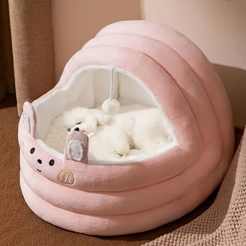 Plush Dog Bed Pad – Thick, Soft & Warm Pet Sleeping Mat for Dogs and Cats – Non-Slip Cozy Cushion Kennel Pad, Large Size 21.7×20×17.7 inch, Multiple Colors - product image 6