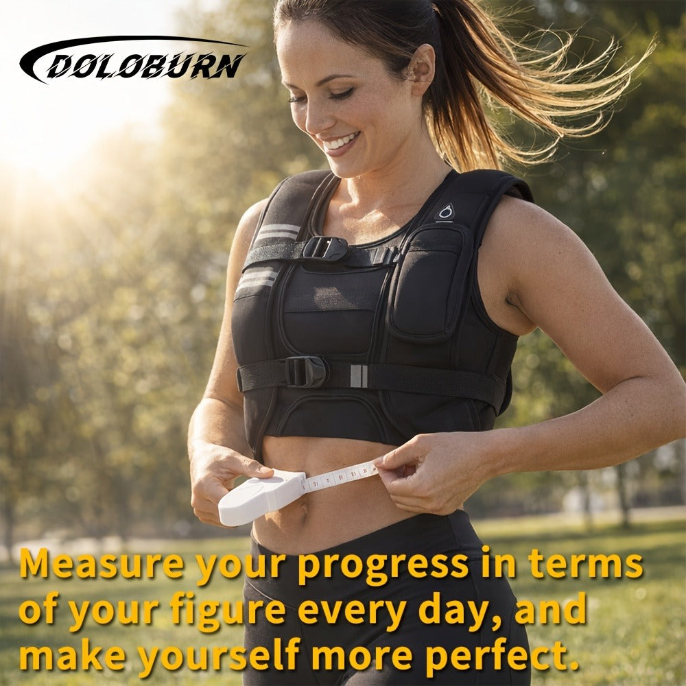 Slim Fit Reflective Design with Phone Pouch, Snap-On Unisex Weight Training Vest for Gym, Core Strength & Bone Health, 8 / 12 / 16 lb Options – Weighted Vest - product image 11