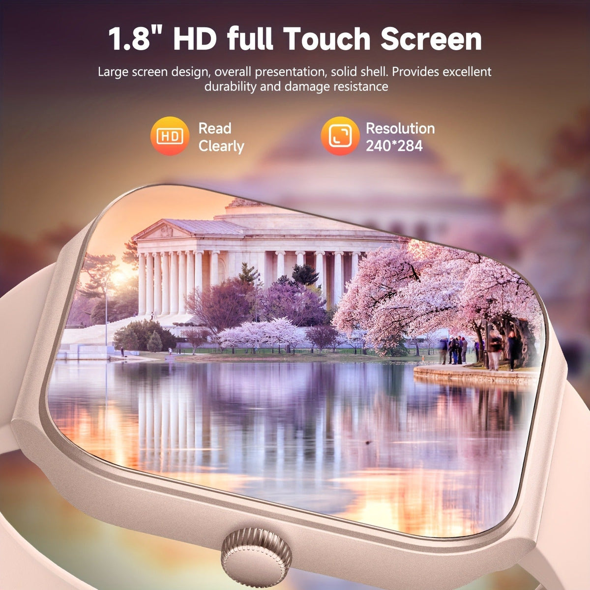 1.95" TFT Display, Built-in Alexa, 100+ Fitness Modes, Heart Rate Monitor, Men & Women – Smart Watch Fitness Tracker - product image 10
