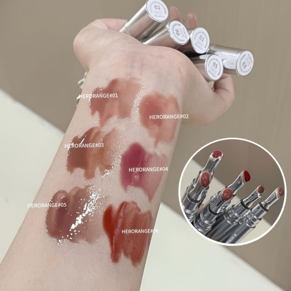 Tinted Lip Gloss Set 6pcs Plumping Vibrant Shine — Hydrating Non-Drying Glossy Lip Balm for All Seasons, Festival Party Makeup, Women & Teen Beauty Gift - product image 4