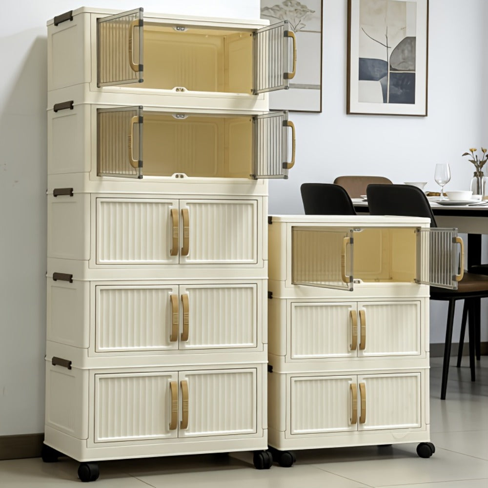 Shoe Cabinet Entryway Organizer – Multi-Functional Foldable Storage Cabinet 3/5 Tier Large Capacity | Space-Saving Closet Organizer for Entrance, Corridor, Bedroom & Living Room |  - product image 7