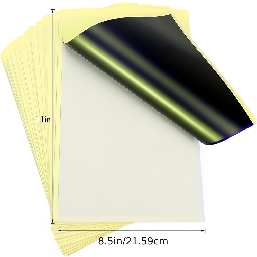 Tattoo Practice Skin Double-Sided Silicone Fake Skin - A4 Tattoo Transfer Paper Kit, Thermal Stencil Paper for Beginners & Artists, Universal Tattoo Printer Compatible, Body Art Pr - product image 11
