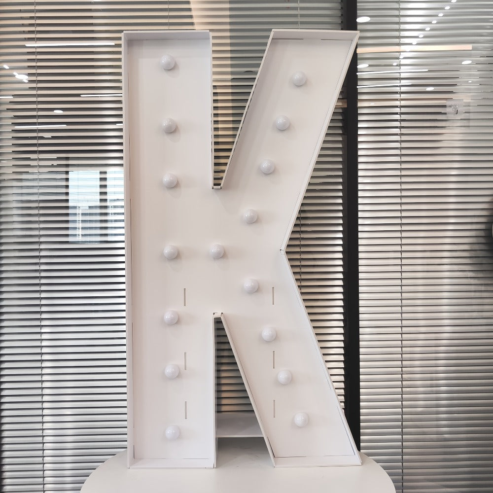 LED Letter Lights 4FT Tall Marquee Letter Lights A-Z Alphabet Light Up Letters with Cool White LED for Wedding, Birthday, Party, Proposal & Graduation Decor - product image 19