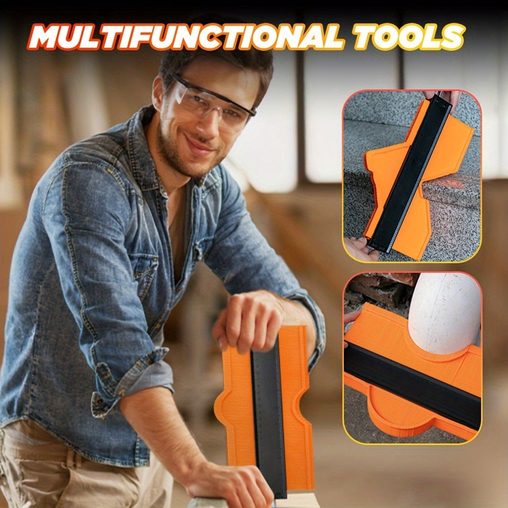 Contour Gauge Profile Tool with Lock – 6 Inch & 11 Inch Shape Duplicator for Flooring, Tile, Woodworking, Carpet Cutting & Irregular Shape Tracing - product image 9