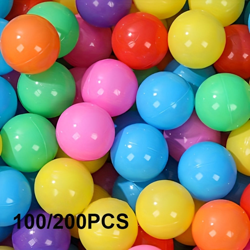 Colorful Plastic Ball Pit Balls for Kids | Perfect for Birthday Parties & Fun Gatherings | 100 or 200pcs Vibrant Mixed Color Balls for Ball Pools, Bounce - product image 6