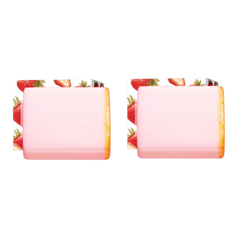 Intimate Cleansing Soap Rose Essence Built-in Bubble Net Rich Foam pH Balance Moisturizing Private Parts Soap for Women Peach Strawberry 2pcs 4pcs - product image 12