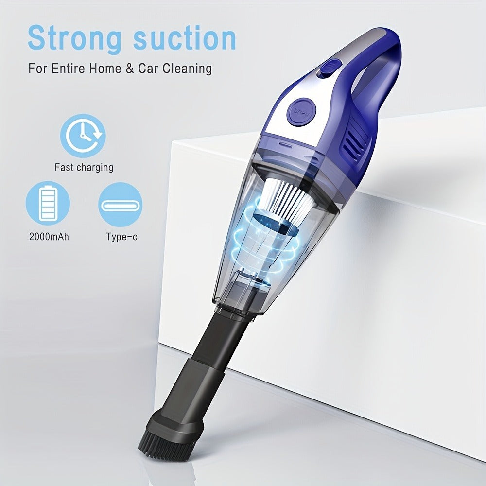 Handheld Cordless Vacuum Cleaner with Powerful Suction – Portable USB Rechargeable Mini Vacuum with Multiple Accessories for Car, Home, Office & Tight Spaces - product image 18