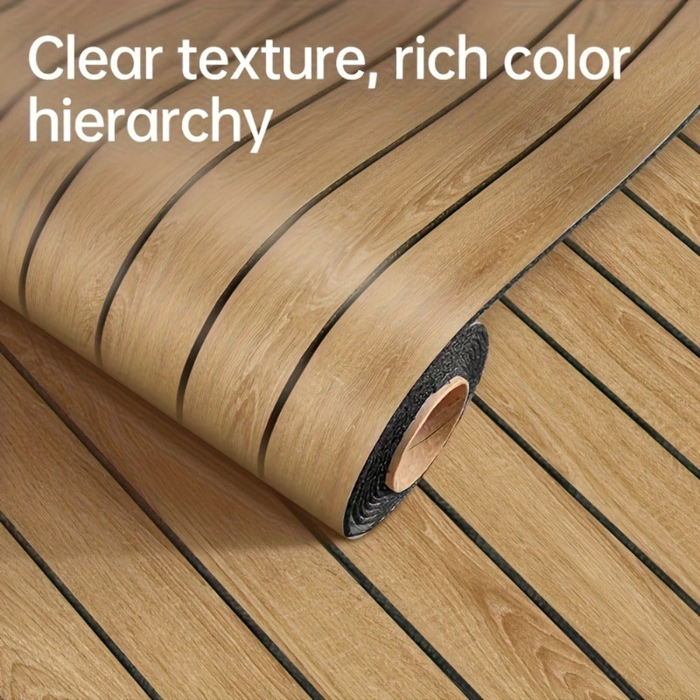 3D Wood Grain Wall Panels Self-Adhesive Peel and Stick Soundproof Grid Board Thick Matte Finish Wallpaper for Walls Ceilings Curved Surfaces Home Decor Easy Install - product image 13