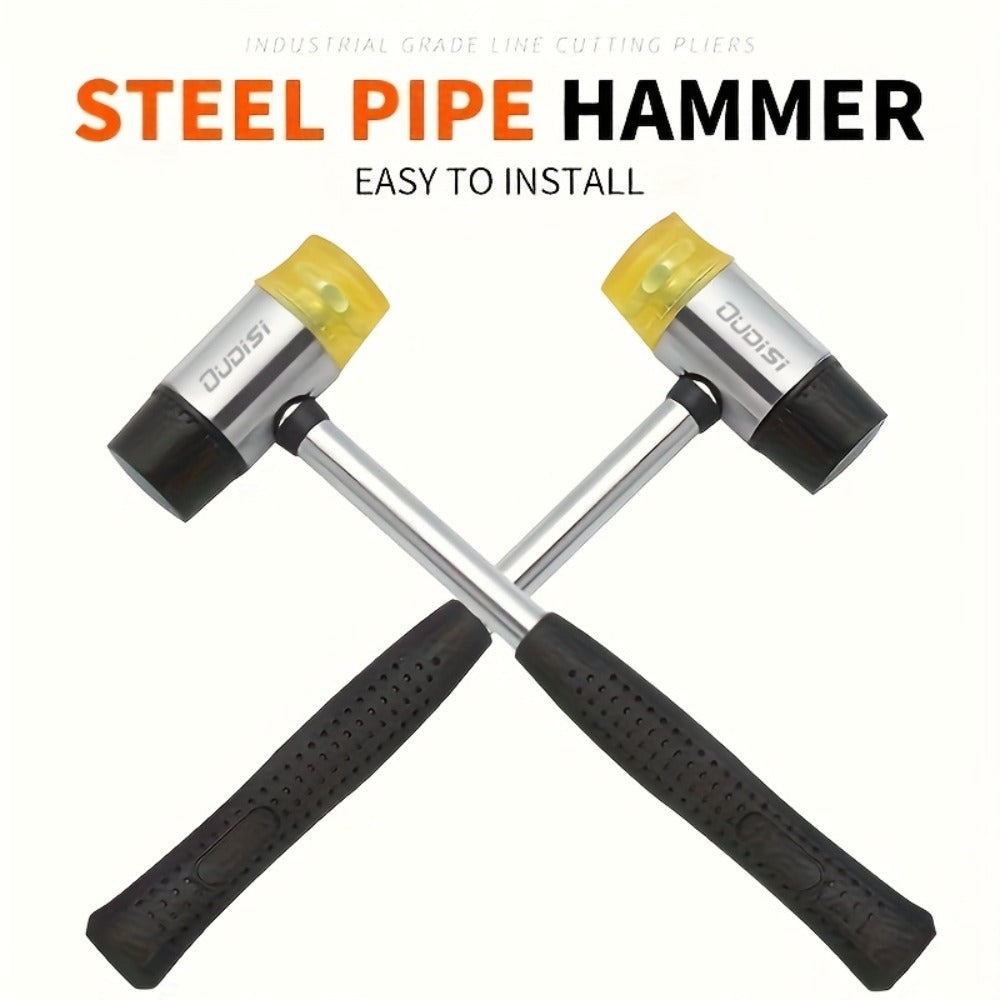 Double-Head Rubber Mallet – Plastic Installation Hammer with Rubber Handle, Rebound-Proof Soft Mallet for Floor Installation, Tile, Jewelry, Leather Crafts & Woodworking (25/30/35/ - product image 11